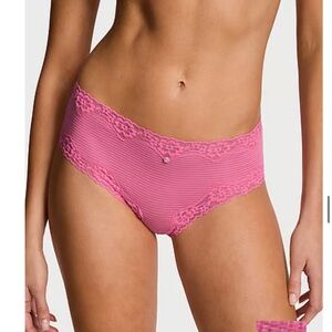 🩷Victoria’s Secret Lace Trim Pink Women's cheeky panties